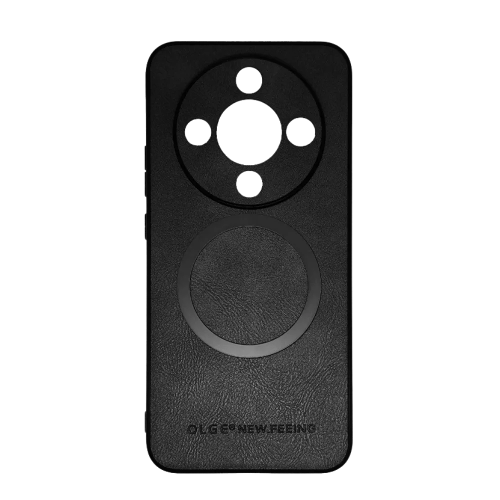 Zaštitna silikonska futrola (OLGE Magnetic) za Honor Magic8 Lite, Crna