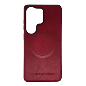 Zaštitna silikonska futrola (OLGE Magnetic) za Samsung Galaxy S26 Ultra, Crvena