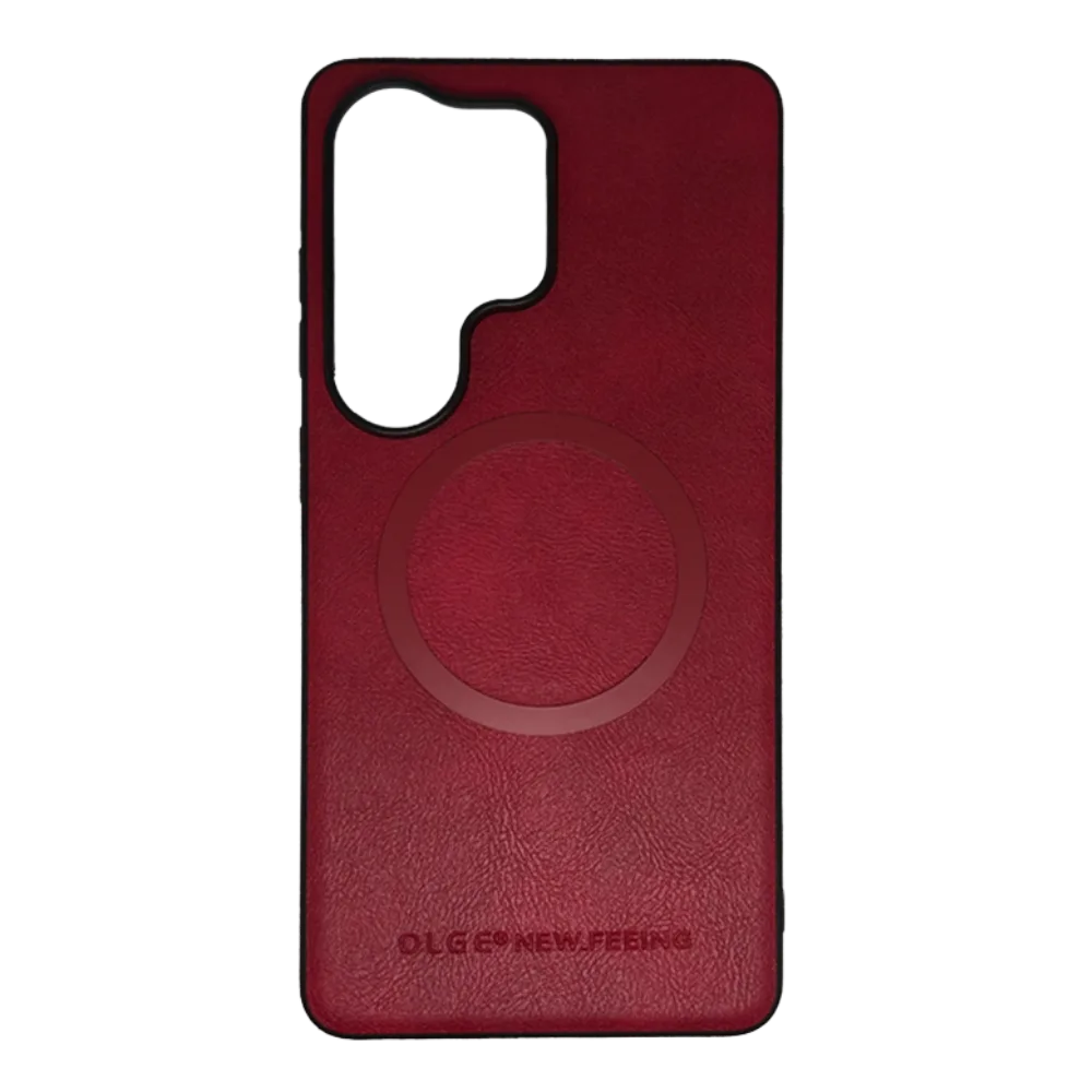 Zaštitna silikonska futrola (OLGE Magnetic) za Samsung Galaxy S26 Ultra, Crvena