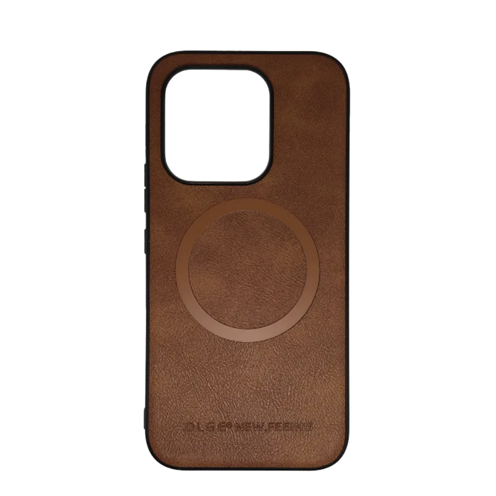 Zaštitna silikonska futrola (OLGE Magnetic) za Honor 600 Lite, Braon
