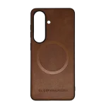 Zaštitna silikonska futrola (OLGE Magnetic) za Samsung Galaxy A07, Braon