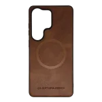 Zaštitna silikonska futrola (OLGE Magnetic) za Samsung Galaxy S26 Ultra, Braon