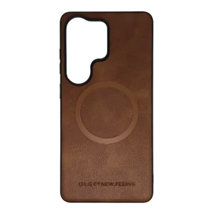 Zaštitna silikonska futrola (OLGE Magnetic) za Samsung Galaxy S26 Ultra, Braon