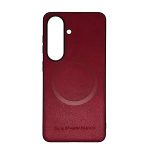 Zaštitna silikonska futrola (OLGE Magnetic) za Samsung Galaxy A07, Crvena