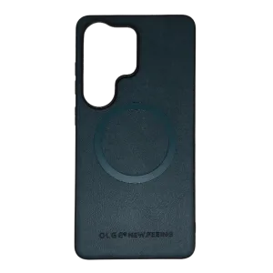 Zaštitna silikonska futrola (OLGE Magnetic) za Samsung Galaxy S26 Ultra, Zelena