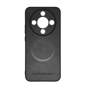 Zaštitna silikonska futrola (OLGE Magnetic) za Honor Magic8 Lite, Siva