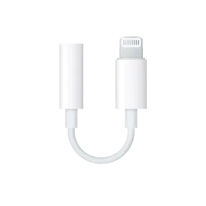 TRANYOO T-E7 adapter Lighting na 3.5mm jack, Beli