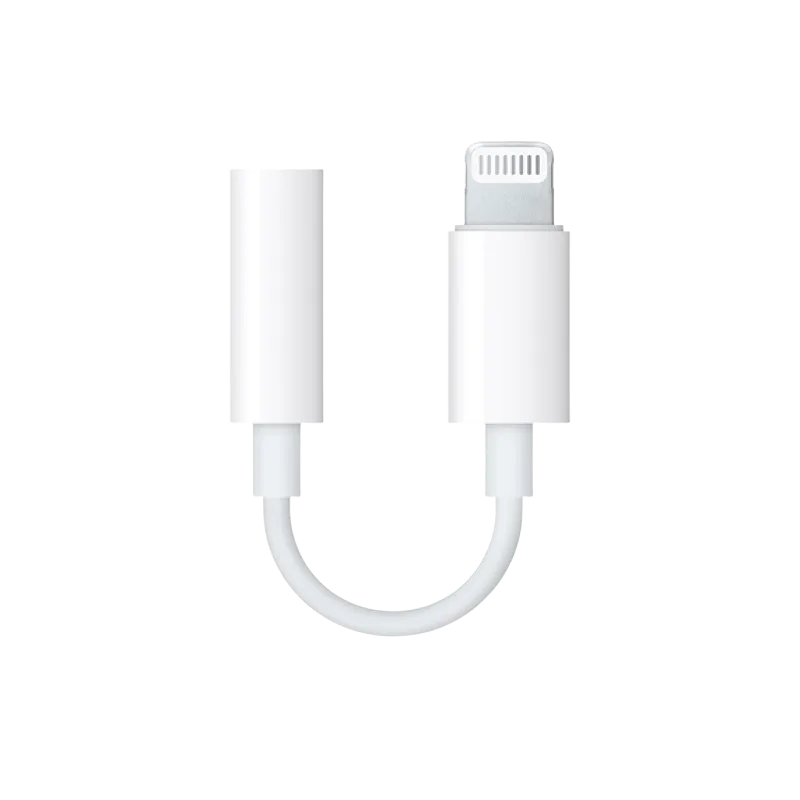 TRANYOO T-E7 adapter Lighting na 3.5mm jack, Beli