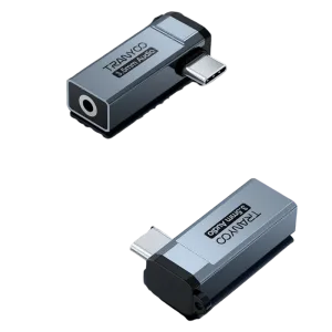 TRANYOO T-E20 Adapter USB-C na 3.5mm, Sivi