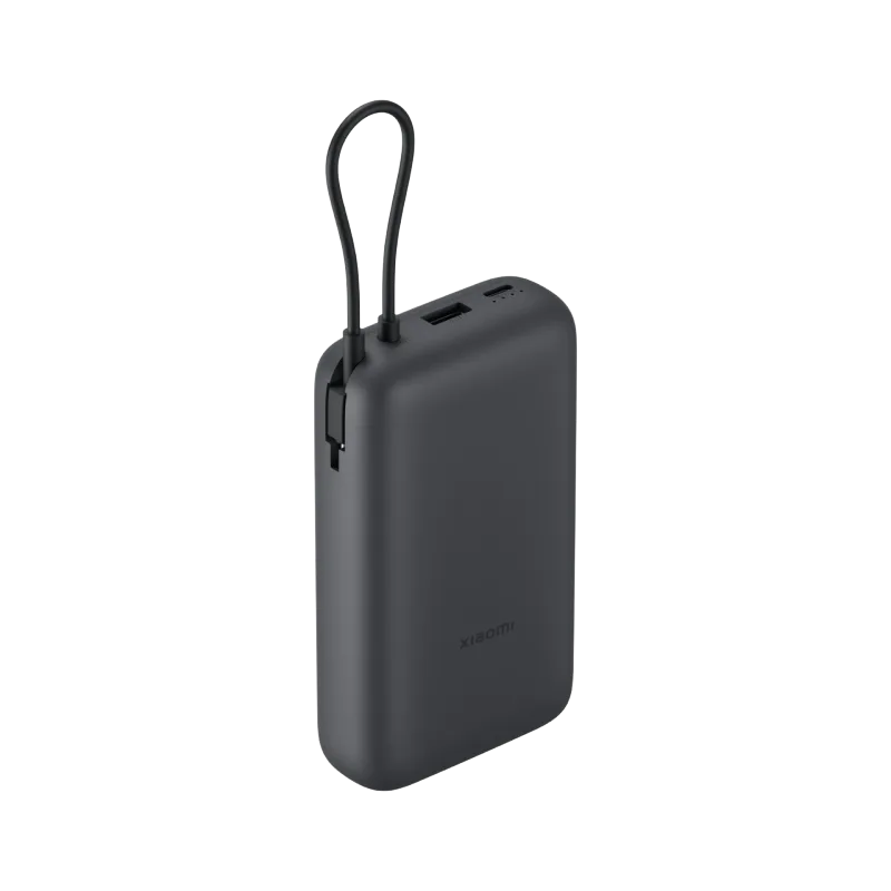 Xiaomi Power Bank 20000mAh, 22.5W (sa integrisanim kablom), Crni