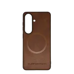 Zaštitna silikonska futrola (OLGE Magnetic) za Samsung Galaxy S26, Braon