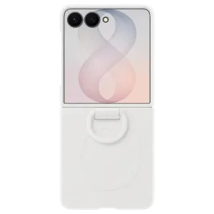Originalna silikonska futrola za Samsung Z Flip8, Bela