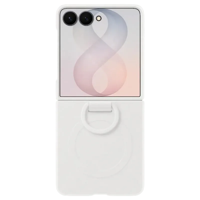 Originalna silikonska futrola za Samsung Z Flip8, Bela