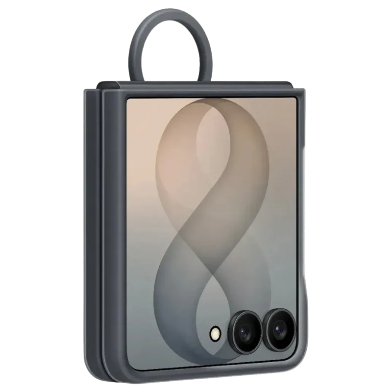 Originalna silikonska futrola za Samsung Z Flip8, Crna