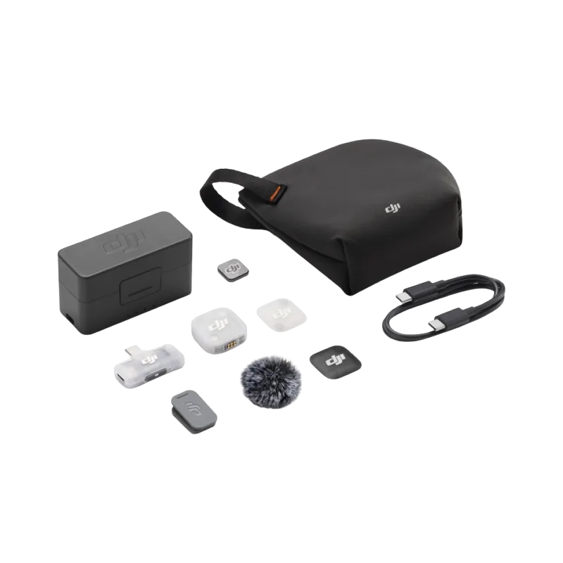 DJI Mic Mini 2 Wireless mikrofon (1TX + 1 Mobile RX + Charging Case)