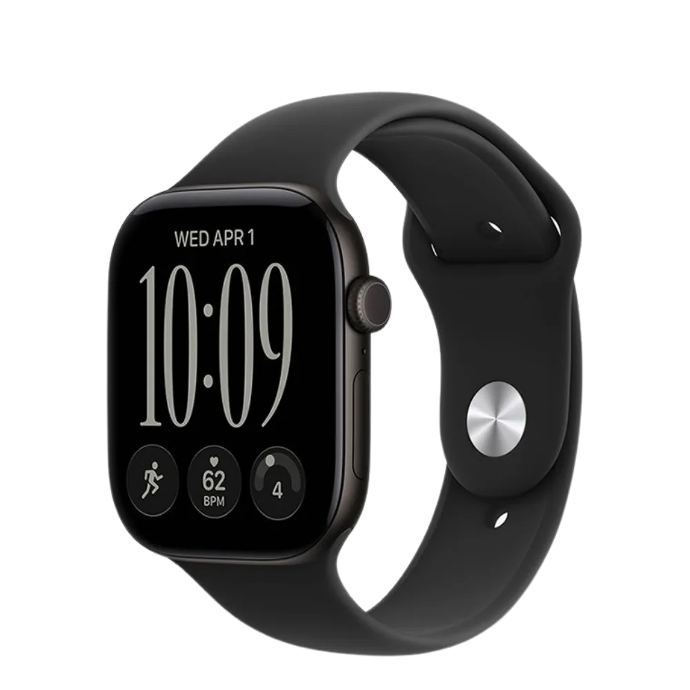 Apple Watch S12 GPS 42mm Black Aluminium Case with Black Sport Band - S/M (mjea4wf/a)