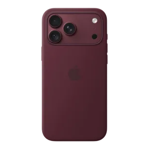 Apple iPhone 18 Pro Max Silicone Case with MagSafe, Burgundy (mk914zm/a)