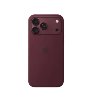 Apple iPhone 18 Pro Silicone Case with MagSafe, Burgundy (mk8u4zm/a)
