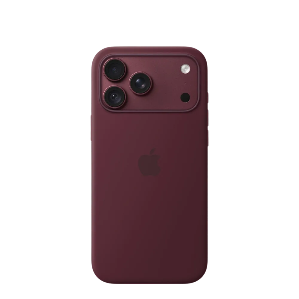 Apple iPhone 18 Pro Silicone Case with MagSafe, Burgundy (mk8u4zm/a)