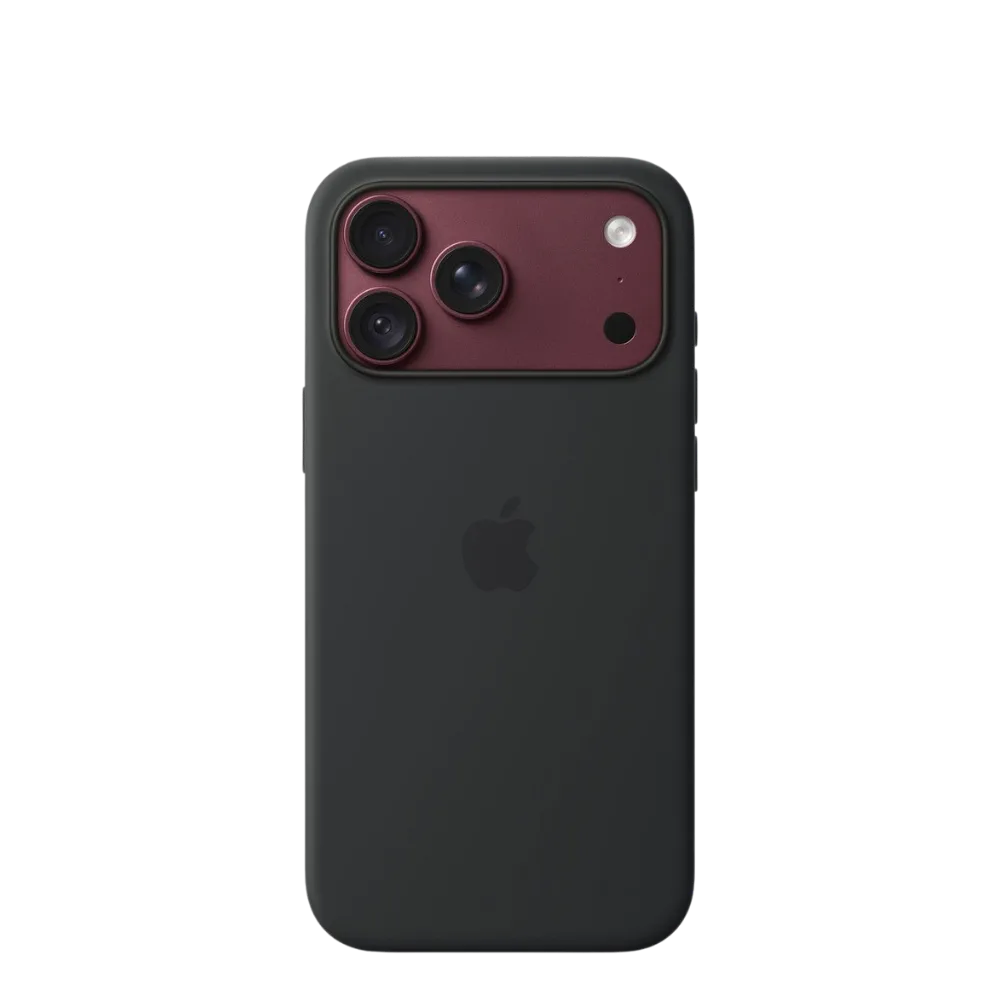 Apple iPhone 18 Pro Silicone Case with MagSafe, Black (mkd64zm/a)