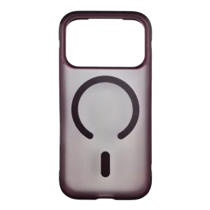 Zaštitna Remix futrola za bežično punjenje za iPhone 18 Pro Max, Bordo
