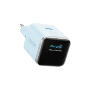 ANKER Nano kućni punjač bez kabla (sa ekranom) 45W USB-C, Plavi